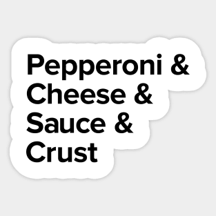 Pizza Ampersand Sticker